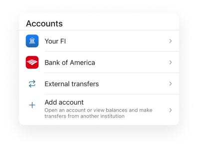 Illustration showing account management