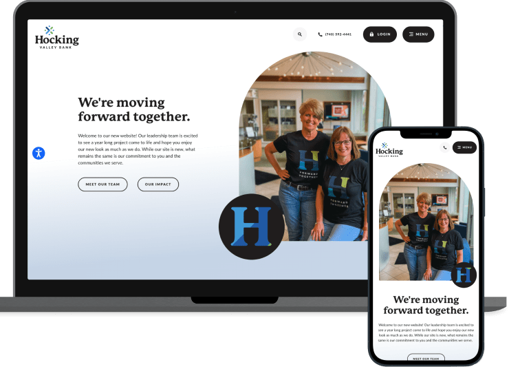 Hocking Valley Bank Logo Design