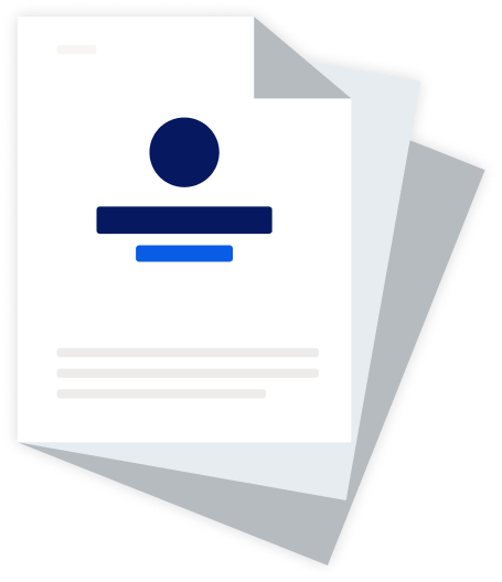 Illustration of stacked files. 