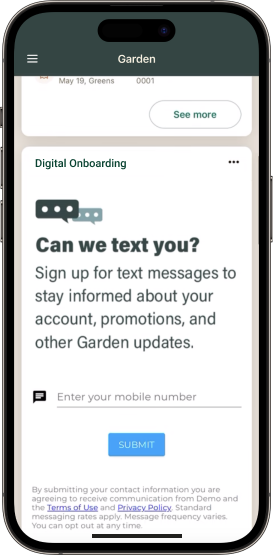 Digital Onboarding app using Jack Henry's API